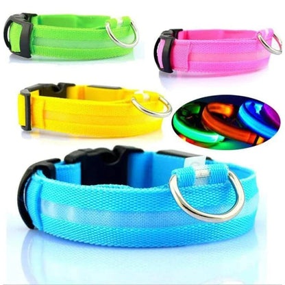 Blinking Waterproof LED Adjustable Dog Collar